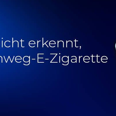 Wie man leicht erkennt, dass die Einweg-E-Zigarette fast leer ist