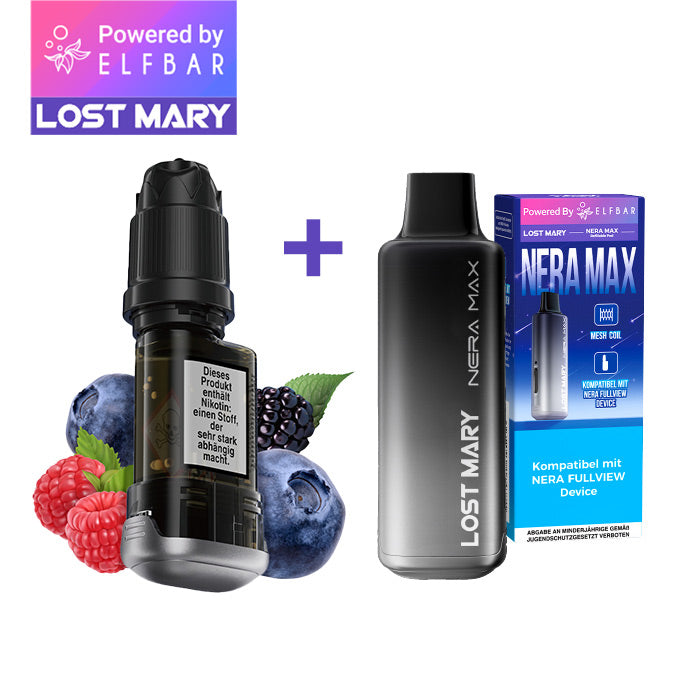 LOST MARY NERA MAX Refillable Pod - Berry Mix Lostmary.de LOST MARY NERA MAX Refillable Pod - Berry Mix Lostmary.de