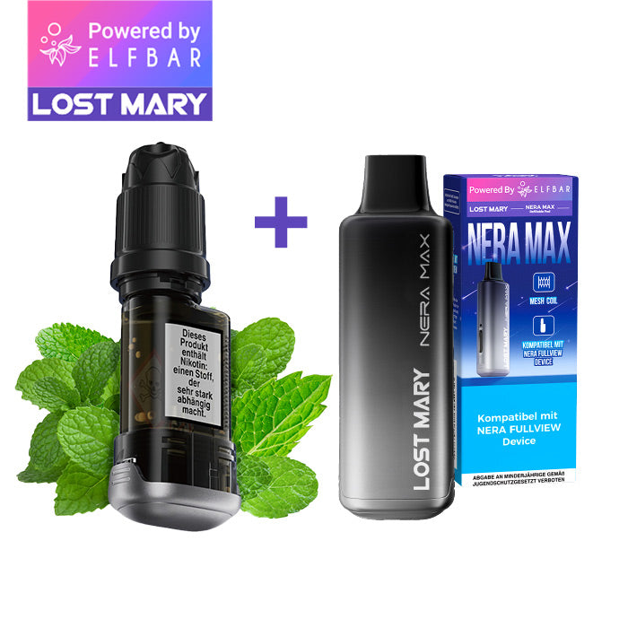 LOST MARY NERA MAX Refillable Pod - Mint Lostmary.de LOST MARY NERA MAX Refillable Pod - Mint Lostmary.de