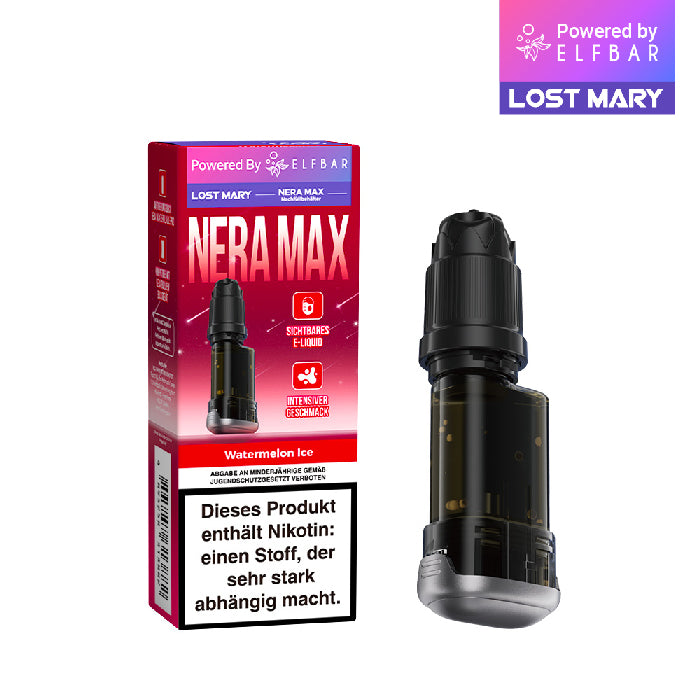 ELFBAR LOST MARY NERA MAX Refill Container Watermelon Ice Lostmary.de ELFBAR LOST MARY NERA MAX Refill Container Watermelon Ice Lostmary.de