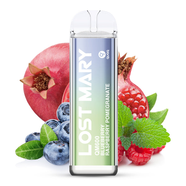 ELFBAR LOST MARY QM600 - Blueberry Raspberry Pomegranate 20mg Nikotin