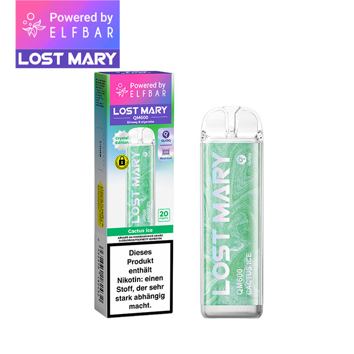 ELFBAR LOST MARY QM600 - Cactus Ice 20mg Nikotin