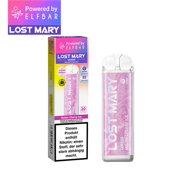 ELFBAR LOST MARY QM600 - Melon Cherry Ice 20mg Nikotin