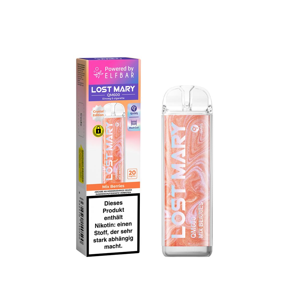 ELFBAR LOST MARY QM600 - Mix Berries 20mg Nikotin