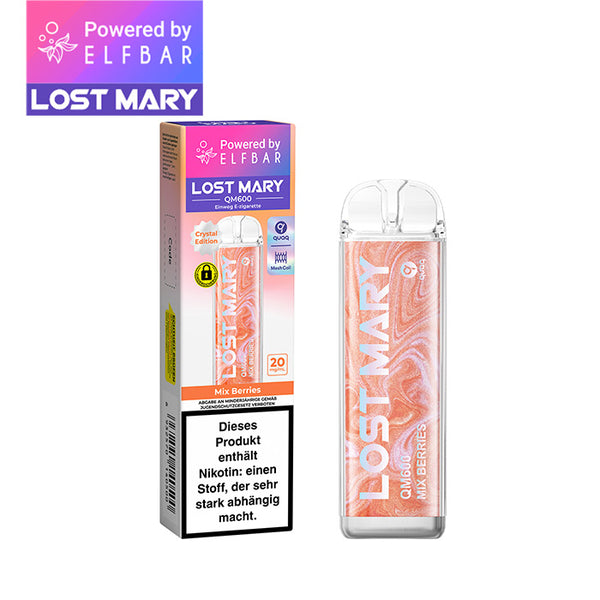 ELFBAR LOST MARY QM600 - Mix Berries 20mg Nikotin