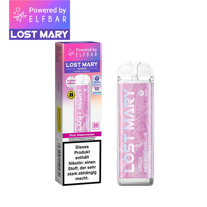 ELFBAR Lost Mary QM600 - Pink Watermelon 20mg Nikotin