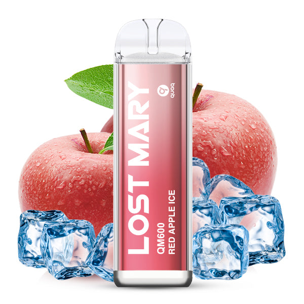 ELFBAR LOST MARY QM600 - Red Apple Ice 20mg Nikotin