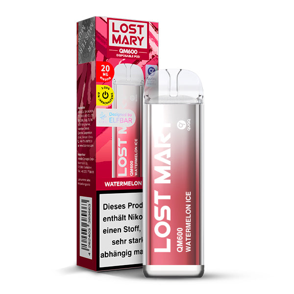 ELFBAR LOST MARY QM600 - Watermelon Ice 20mg Nikotin