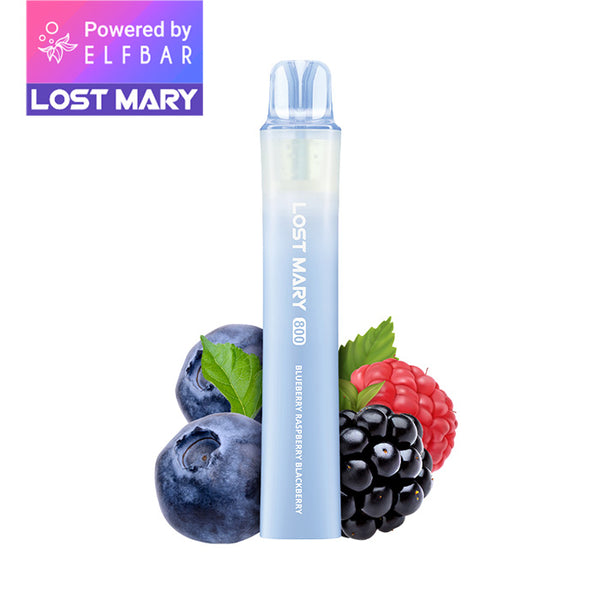 ELFBAR LOST MARY 800 Blueberry Raspberry Blackberry 20mg Nikotin Einweg Vape