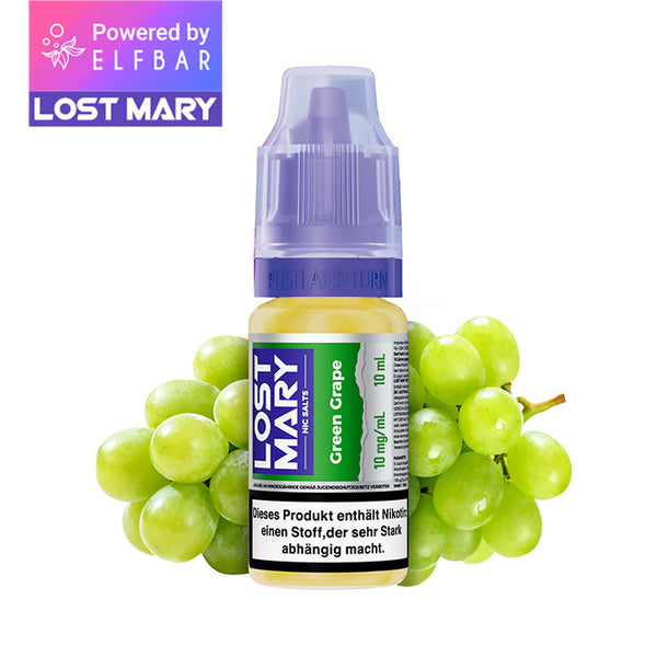 ELFBAR LOST MARY Liquid (NicSalt) Green Grape 10ml