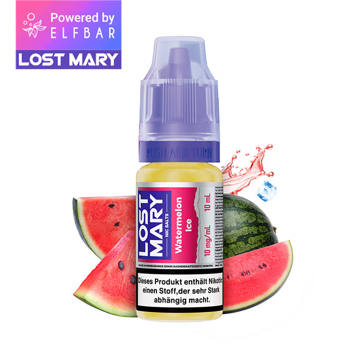 ELFBAR LOST MARY Liquid (NicSalt) Watermelon Ice 10ml