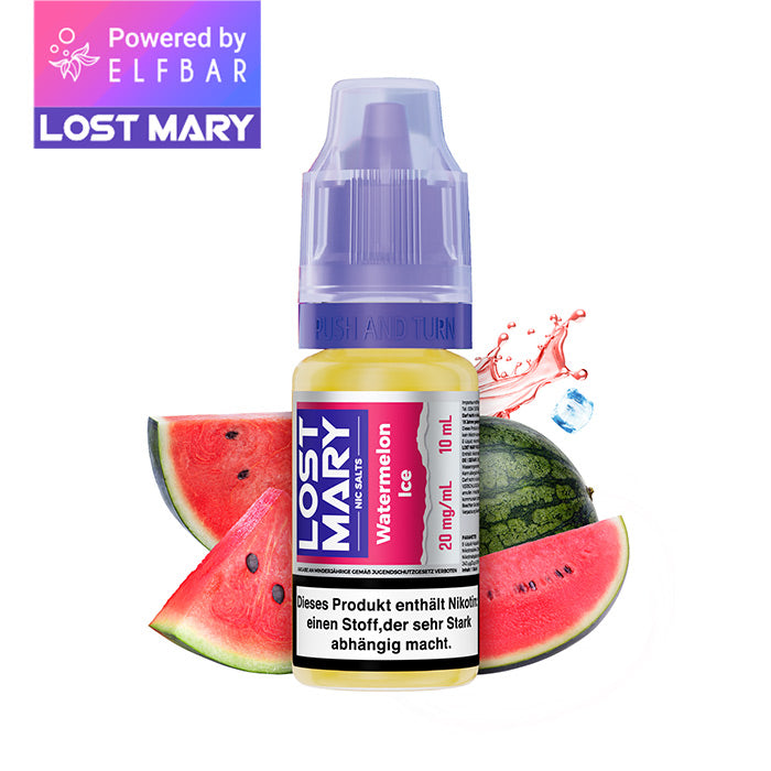 ELFBAR LOST MARY Liquid (NicSalt) Watermelon Ice 10ml