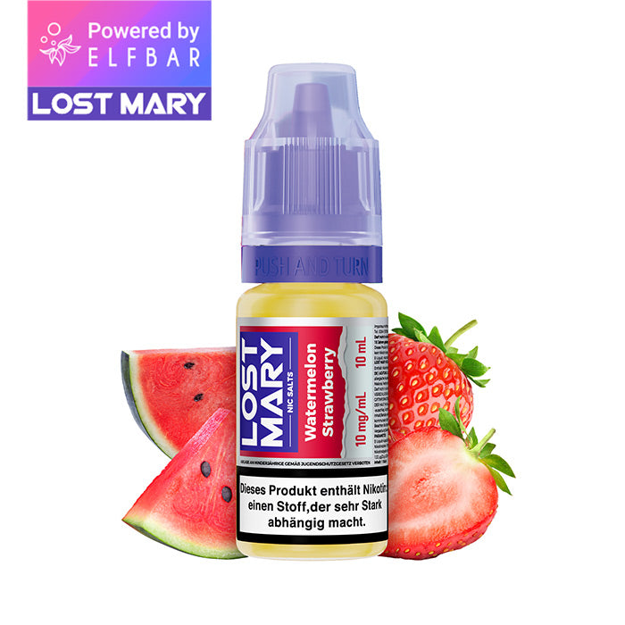 ELFBAR LOST MARY Liquid (NicSalt) Watermelon Strawberry 10ml