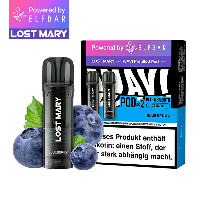 ELFBAR LOST MARY WAVI Blueberry 20mg Nikotin 2er Pack