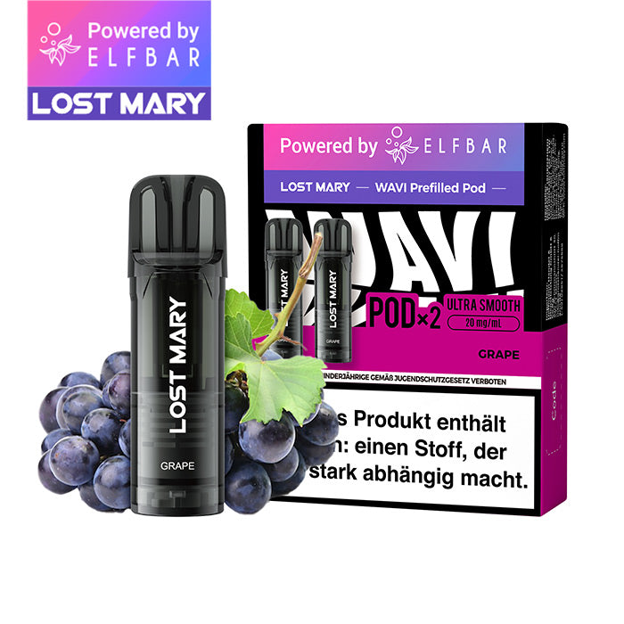 Elfbar Lost Mary WAVI Grape 20mg Nikotin 2er Pack