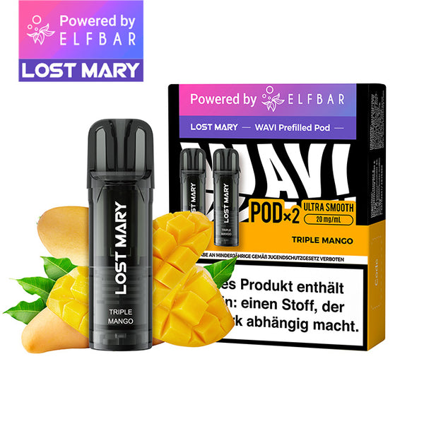 ELFBAR LOST MARY WAVI Triple Mango 20mg Nikotin 2er Pack