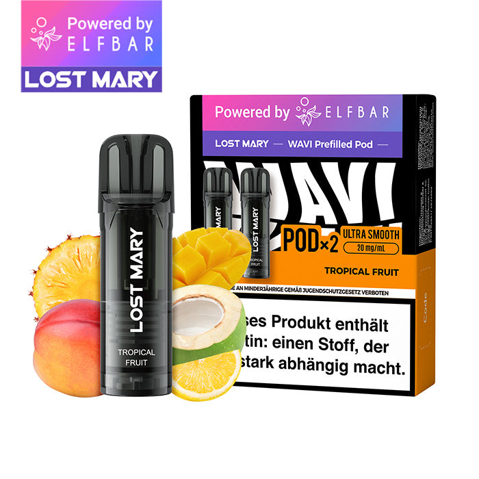 Elfbar Lost Mary WAVI Tropical Fruit 20mg Nikotin 2er Pack