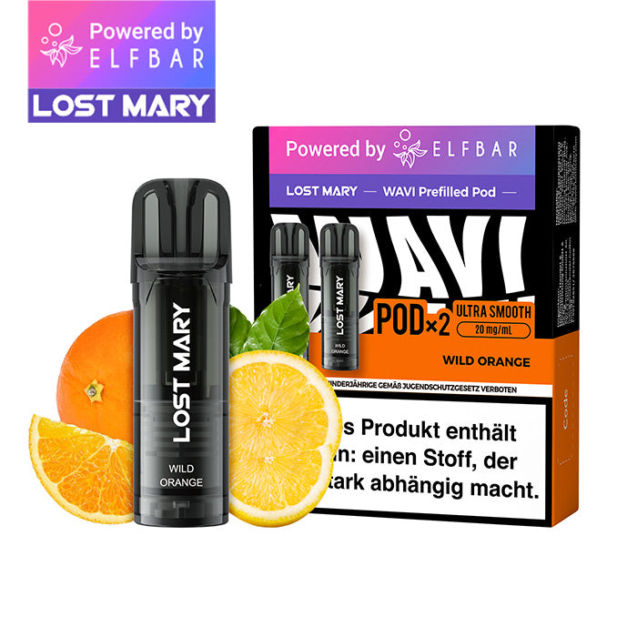 Elfbar Lost Mary WAVI Wild Orange 20mg Nikotin 2er Pack