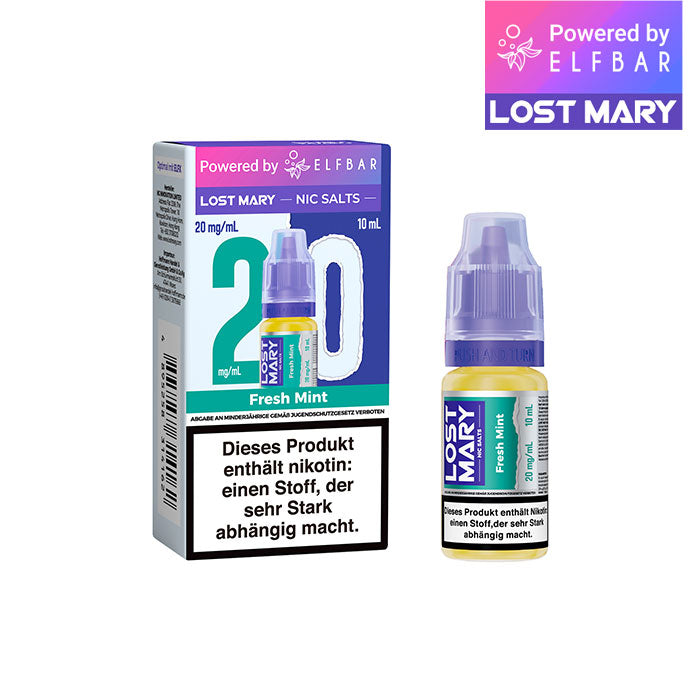 Elfbar Lost Mary Liquid (NicSalt) Fresh Mint 10ml