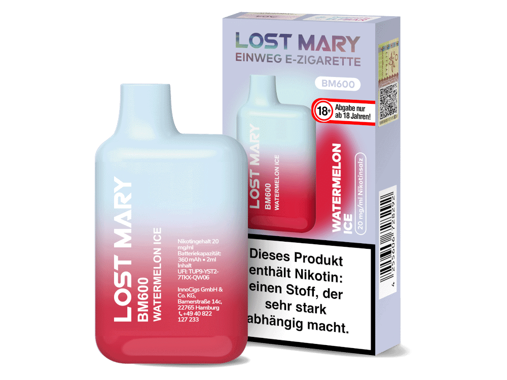 LOST MARY BM600 - Red Apple Ice 20mg Nikotin