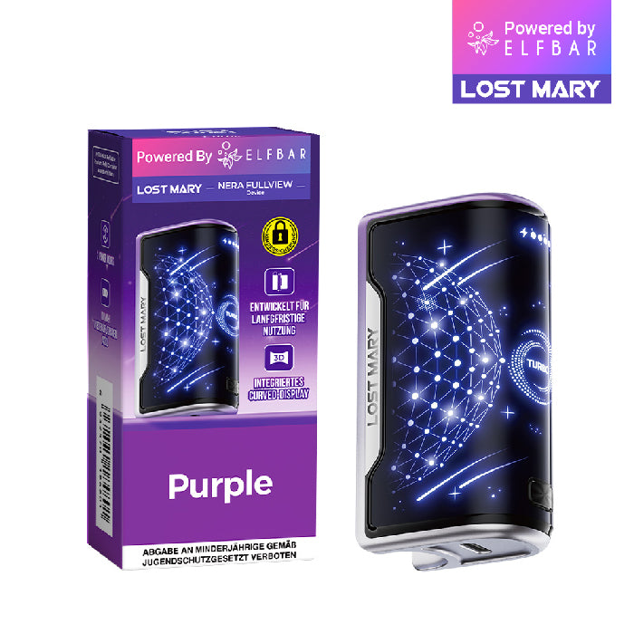 ELFBAR LOST MARY NERA FULLVIEW Device Farbe: Purple