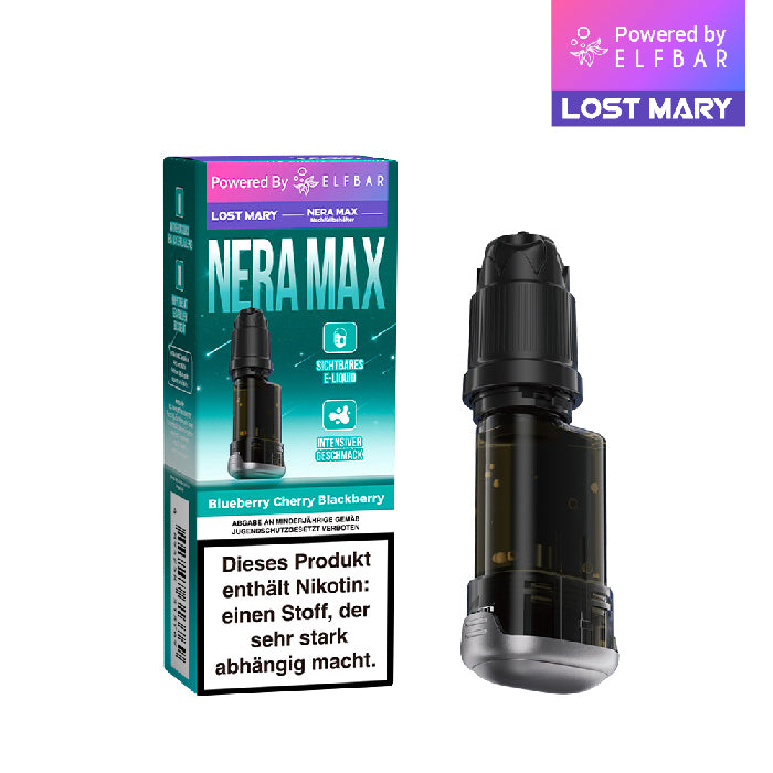LOST MARY NERA MAX Refill Container Blueberry Cherry Blackberry