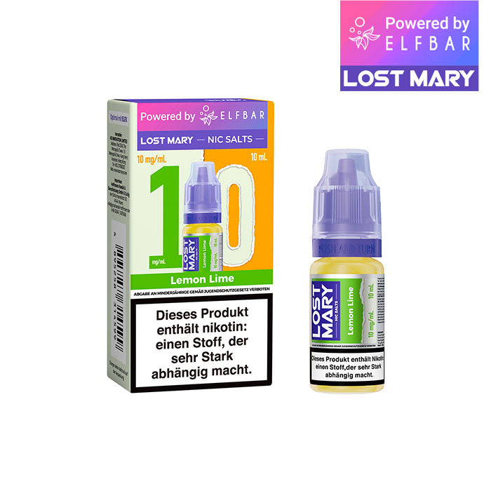ELFBAR LOST MARY Liquid (NicSalt) Lemon Lime 10ml