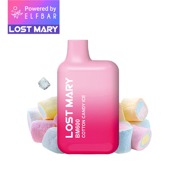 LOST MARY BM600 - Cotton Candy Ice 20mg Nikotin
