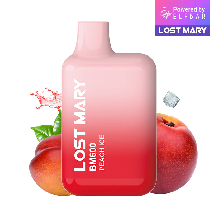 LOST MARY BM600 - Juicy Peach / Peach Ice 20mg Nikotin