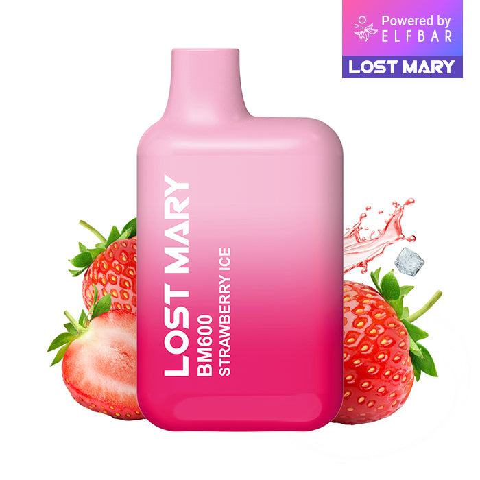 Lost Mary BM600 - Strawberry Ice 20mg Nikotin