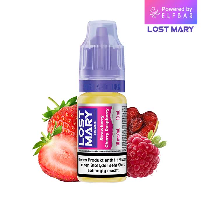 Elfbar Lost Mary Liquid Strawberry Cherry Raspberry 10ml