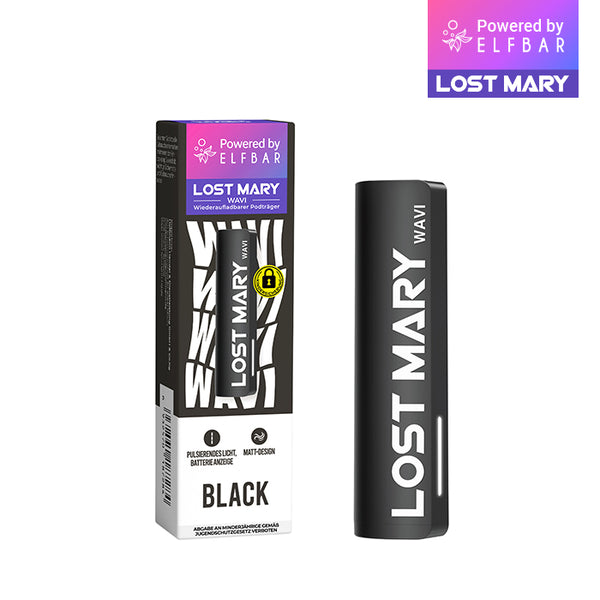 ELFBAR LOST MARY WAVI Akkuträger Farbe: Black