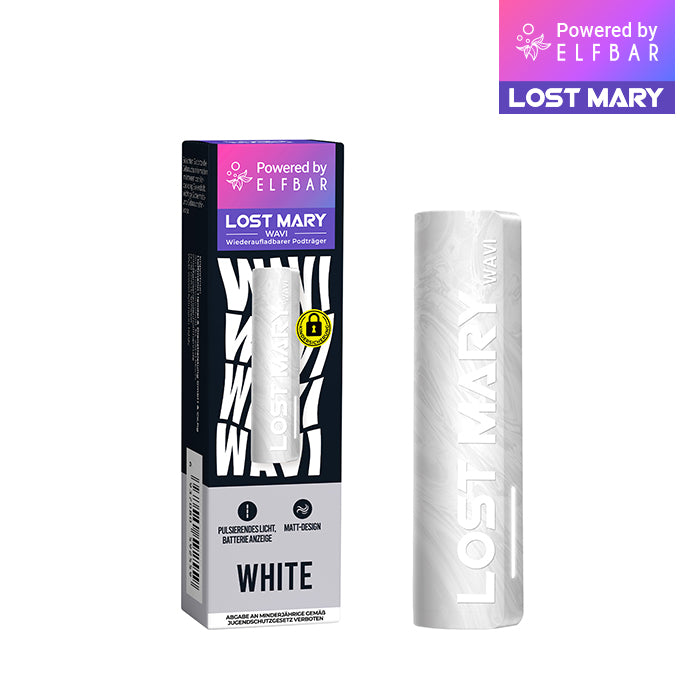 LOST MARY WAVI Akkutrger - White | Pod Systeme Akku Lostmary.de LOST MARY WAVI Akkutrger - White | Pod Systeme Akku Lostmary.de