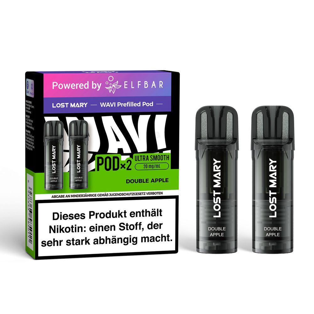 ELFBAR LOST MARY WAVI Double Apple 20mg Nikotin 2er Pack