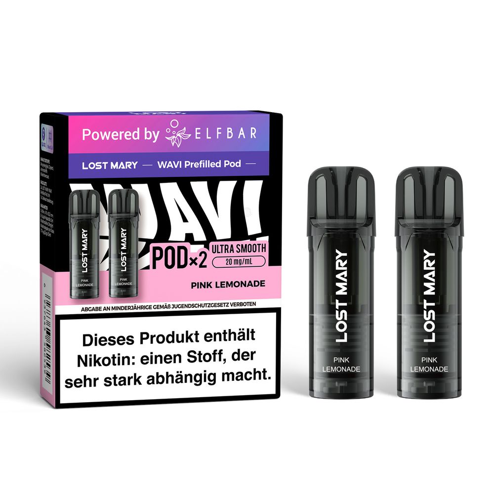 ELFBAR LOST MARY WAVI Pink Lemonade 20mg Nikotin 2er Pack