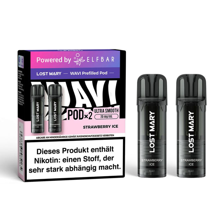 Lost Mary WAVI Strawberry Ice 20mg Nikotin 2er Pack