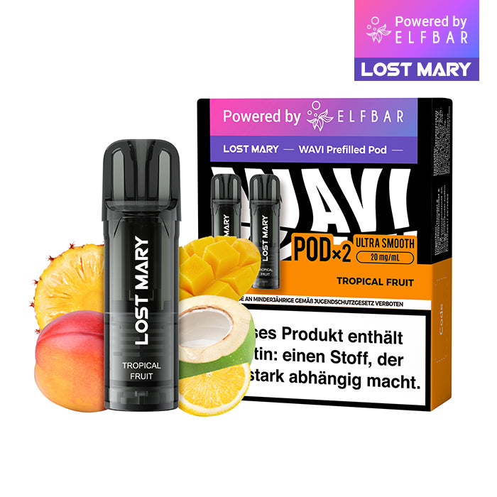 Elfbar Lost Mary WAVI Tropical Fruit 20mg Nikotin 2er Pack