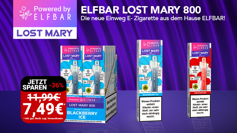 E Zigarette Folie ELUX Bar 600 Lost Mary Lostmary.de E Zigarette Folie ELUX Bar 600 Lost Mary Lostmary.de