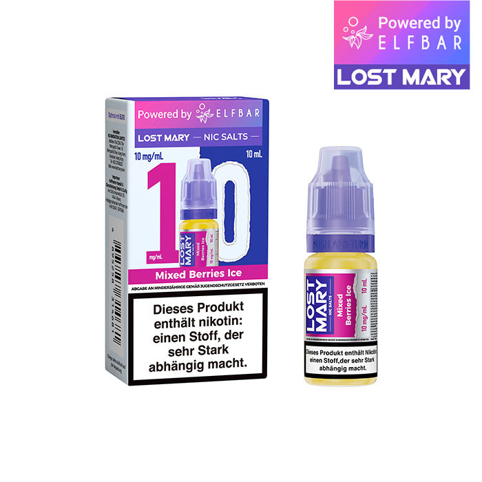 ELFBAR LOST MARY Liquid (NicSalt) Mixed Berries Ice 10ml