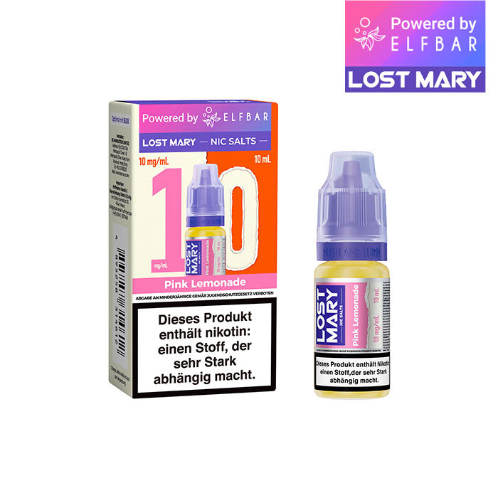 Elfbar Lost Mary Liquid (NicSalt) Pink Lemonade 10ml