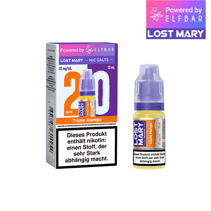 Elfbar Lost Mary Liquid (NicSalt) Triple Mango 10ml