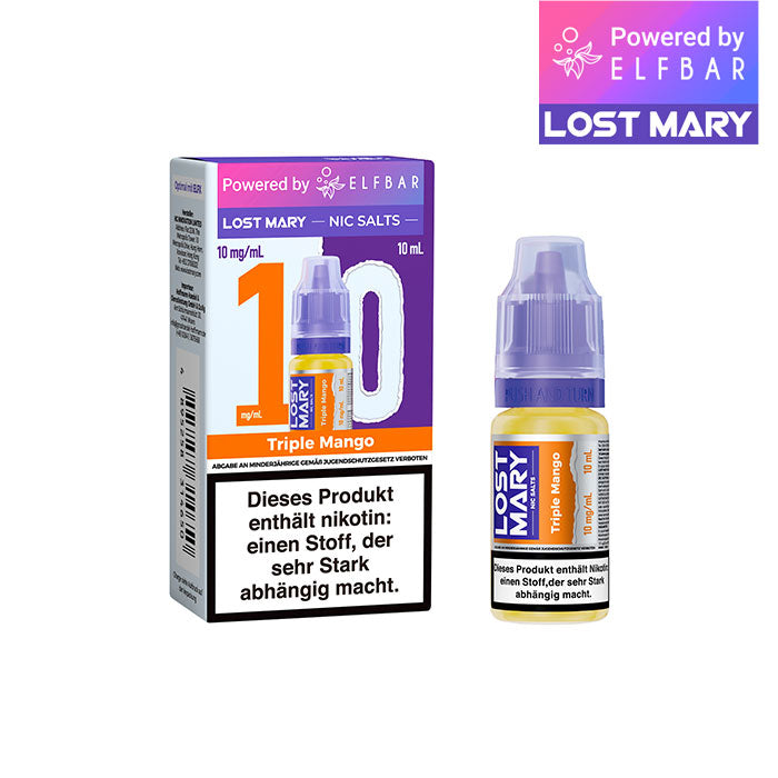 ELFBAR LOST MARY Liquid (NicSalt) Triple Mango 10ml