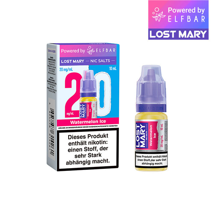 ELFBAR LOST MARY Liquid (NicSalt) Watermelon Ice 10ml