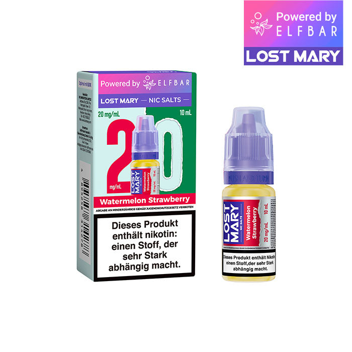 Elfbar Lost Mary Liquid (NicSalt) Watermelon Strawberry 10ml