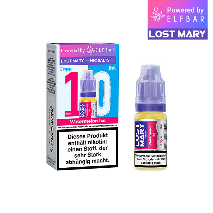 ELFBAR LOST MARY Liquid (NicSalt) Watermelon Ice 10ml