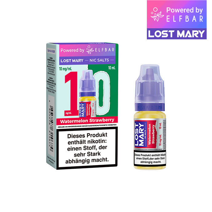 Elfbar Lost Mary Liquid (NicSalt) Watermelon Strawberry 10ml