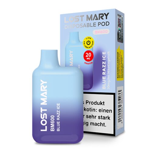 ELFBAR Lost Mary - Blue Razz Ice 20mg Nikotin 