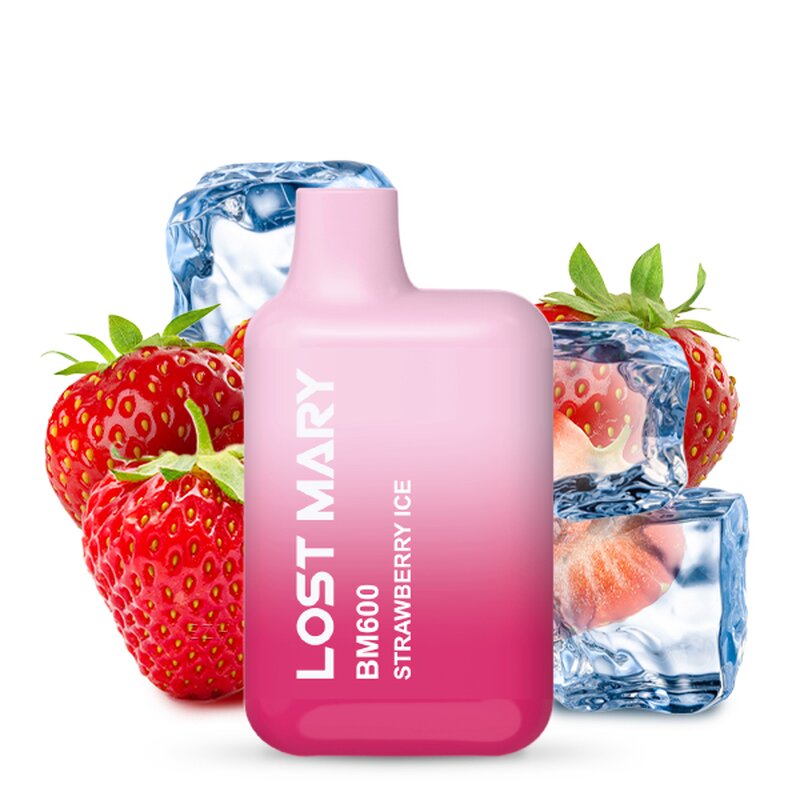Lost Mary designed by ELFBAR - Geschmack Strawberry Ice  - mit 20mg Nikotin